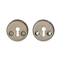 Escutcheon for doors MP, MUZ-06-V, Scandinavian, CP(shiny chrome)