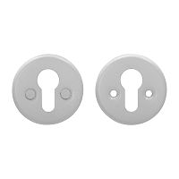 Escutcheon for doors MP, MUZ-06-PZ, Scandinavian, white