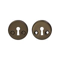 Escutcheon for doors MP, MUZ-06-V, Scandinavian, MBN(graphite)