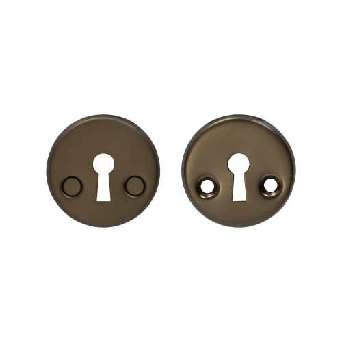 Escutcheon for doors MP, MUZ-06-V, Scandinavian, MBN(graphite)