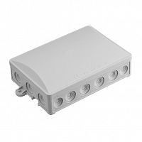 Junction box, IP54, gray, surface, 90x130x40mm