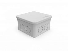 Junction box, Mutlusan, with cover, non-flammable, gray, surface, 80x80x48mm